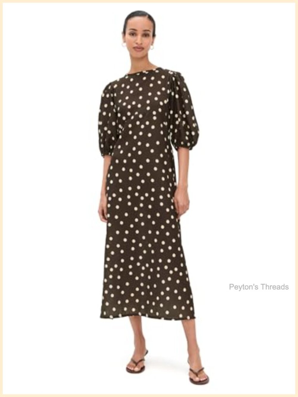 The Lulo Project Lightweight Midi Dress with Pockets